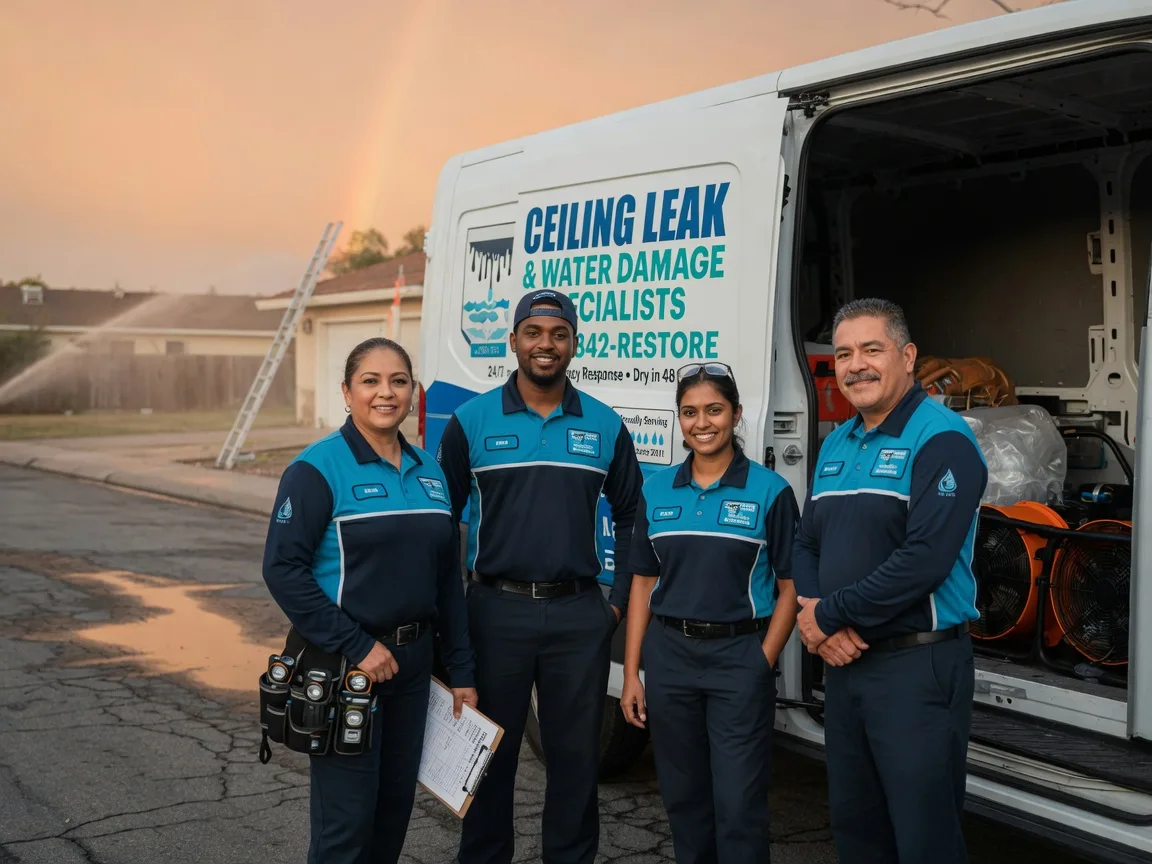 Ceiling Leak Cleanup company in Rufe, OK